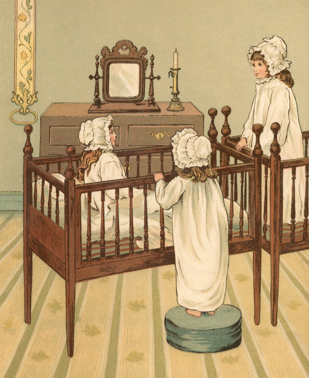 Vida em casa: Crianças no berçário de Thomas Crane