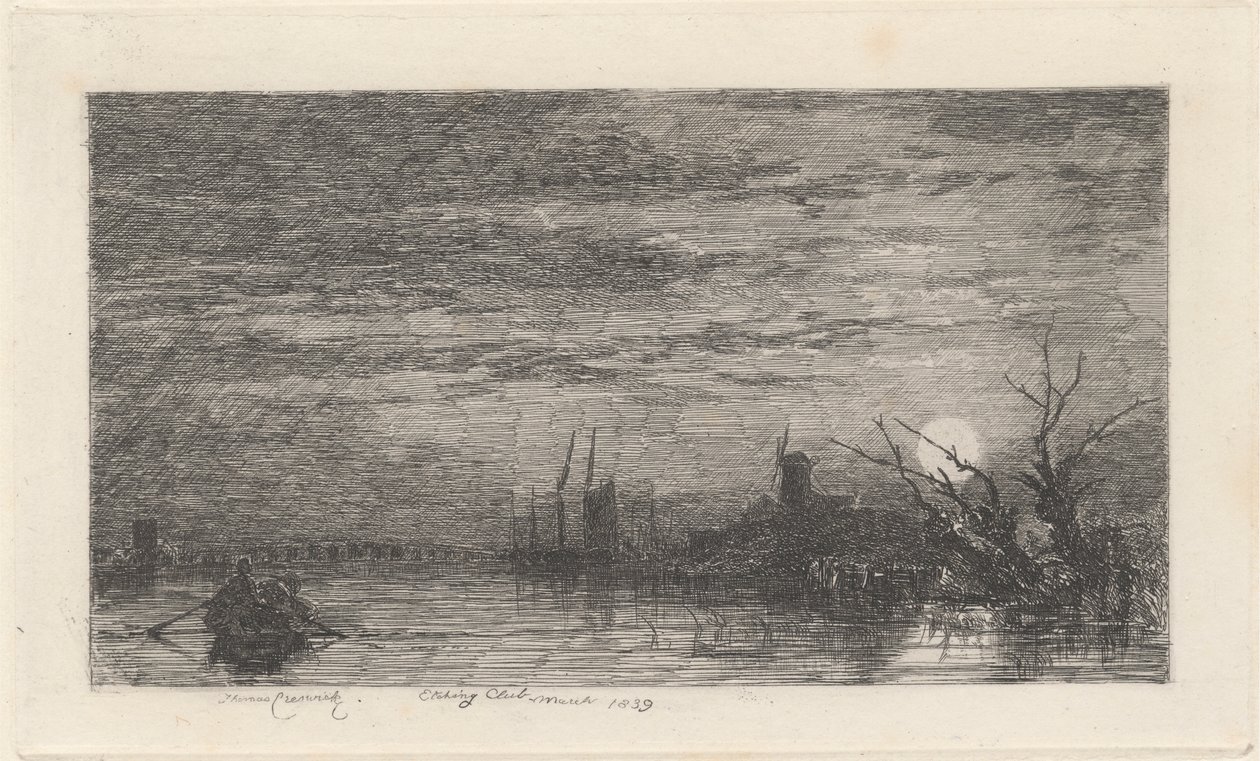 Luz da Lua de Thomas Creswick