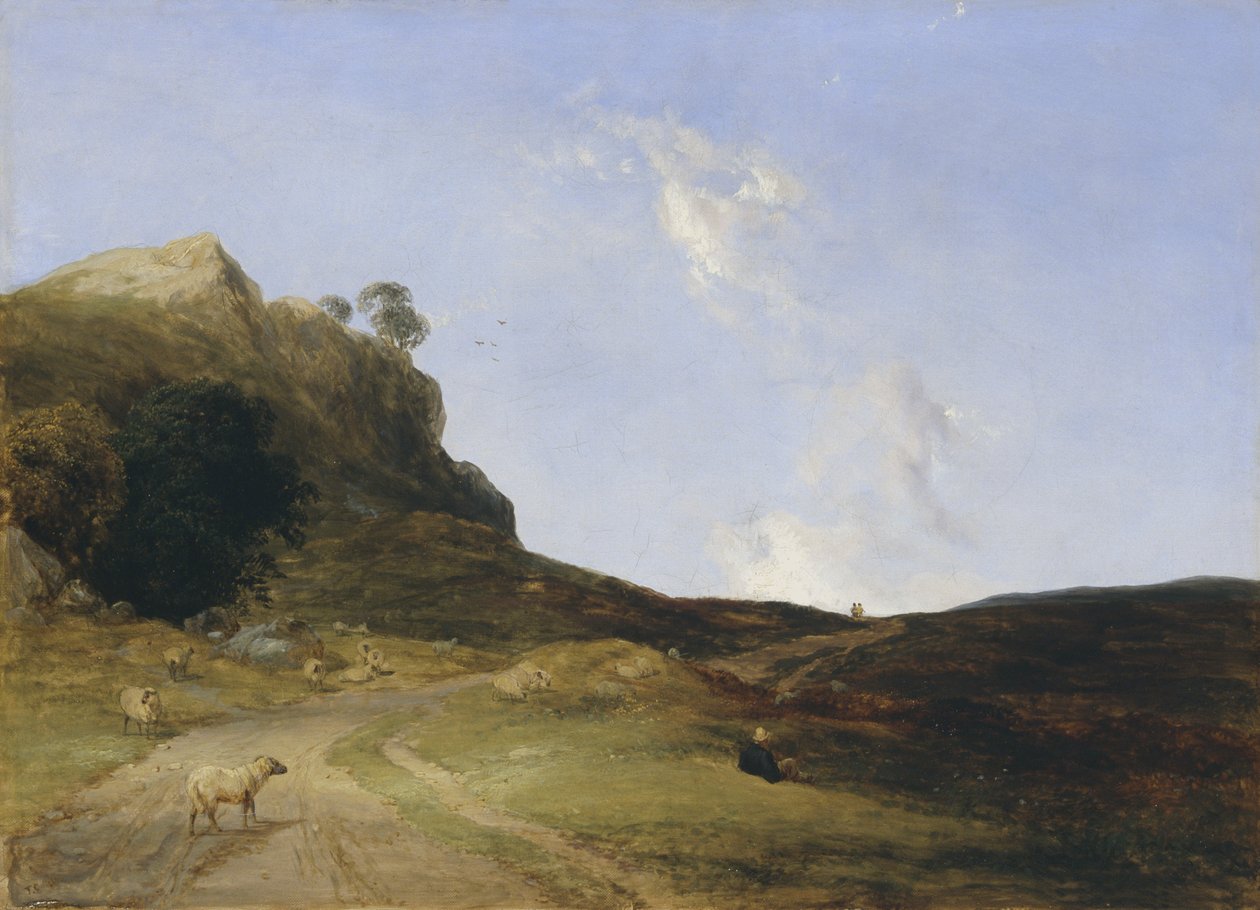 Paisagem das charnecas de Thomas Creswick