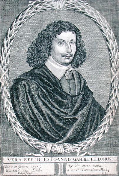 John Gamble (c.1630-87) (gravura) de Thomas Cross