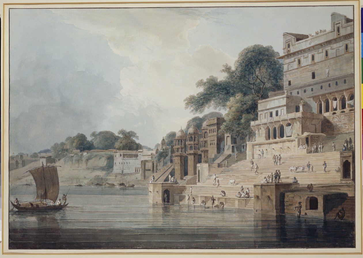 Dasasvamedha Ghat, Benares de Thomas Daniell