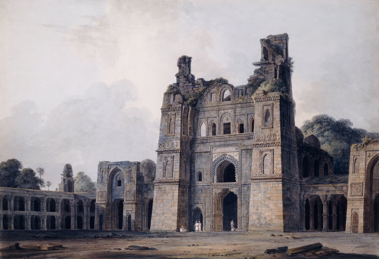 Mesquita Atala, Jaunpur, Uttar Pradesh, de Thomas Daniell