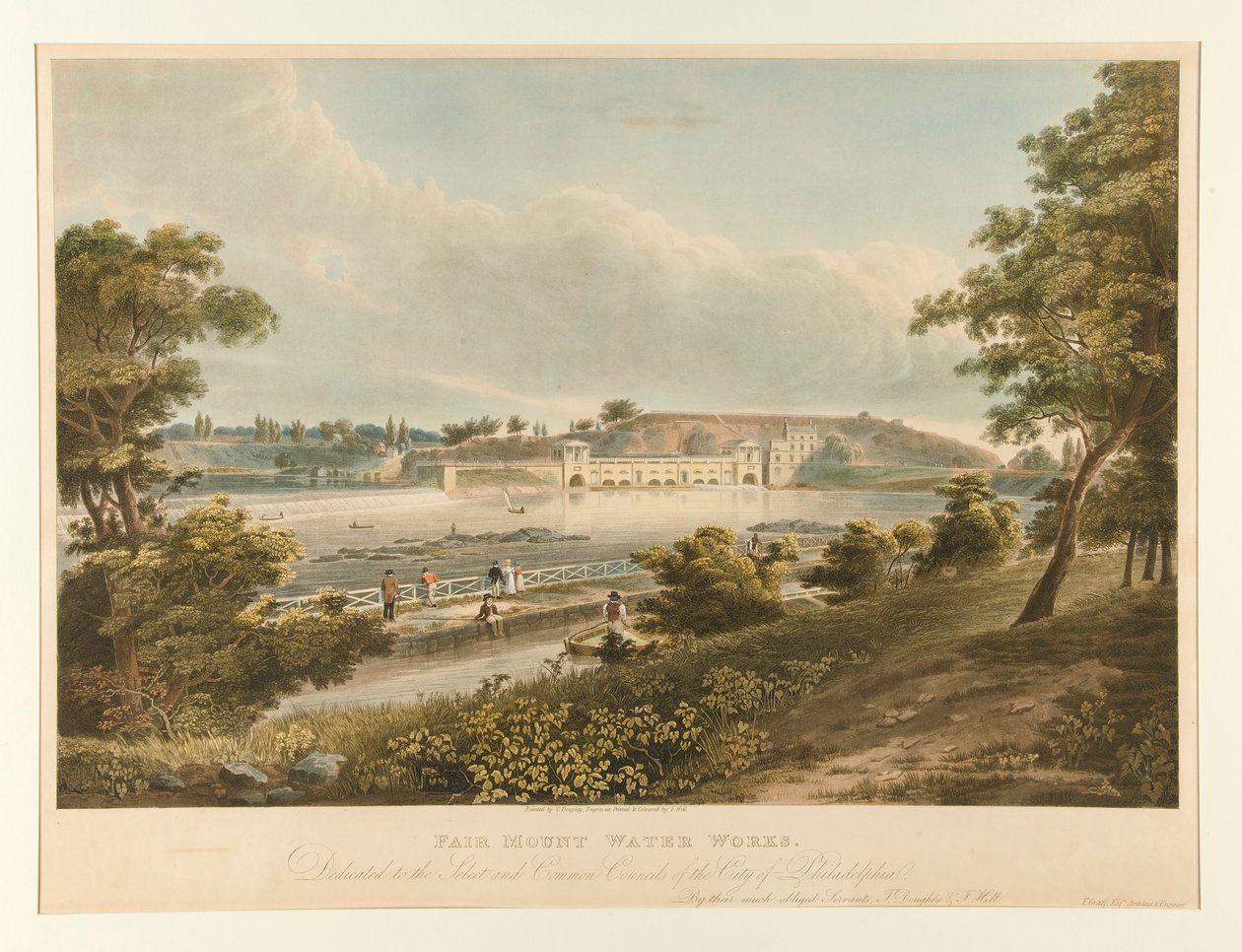 Fair Mount Water Works (Filadélfia) de Thomas Doughty