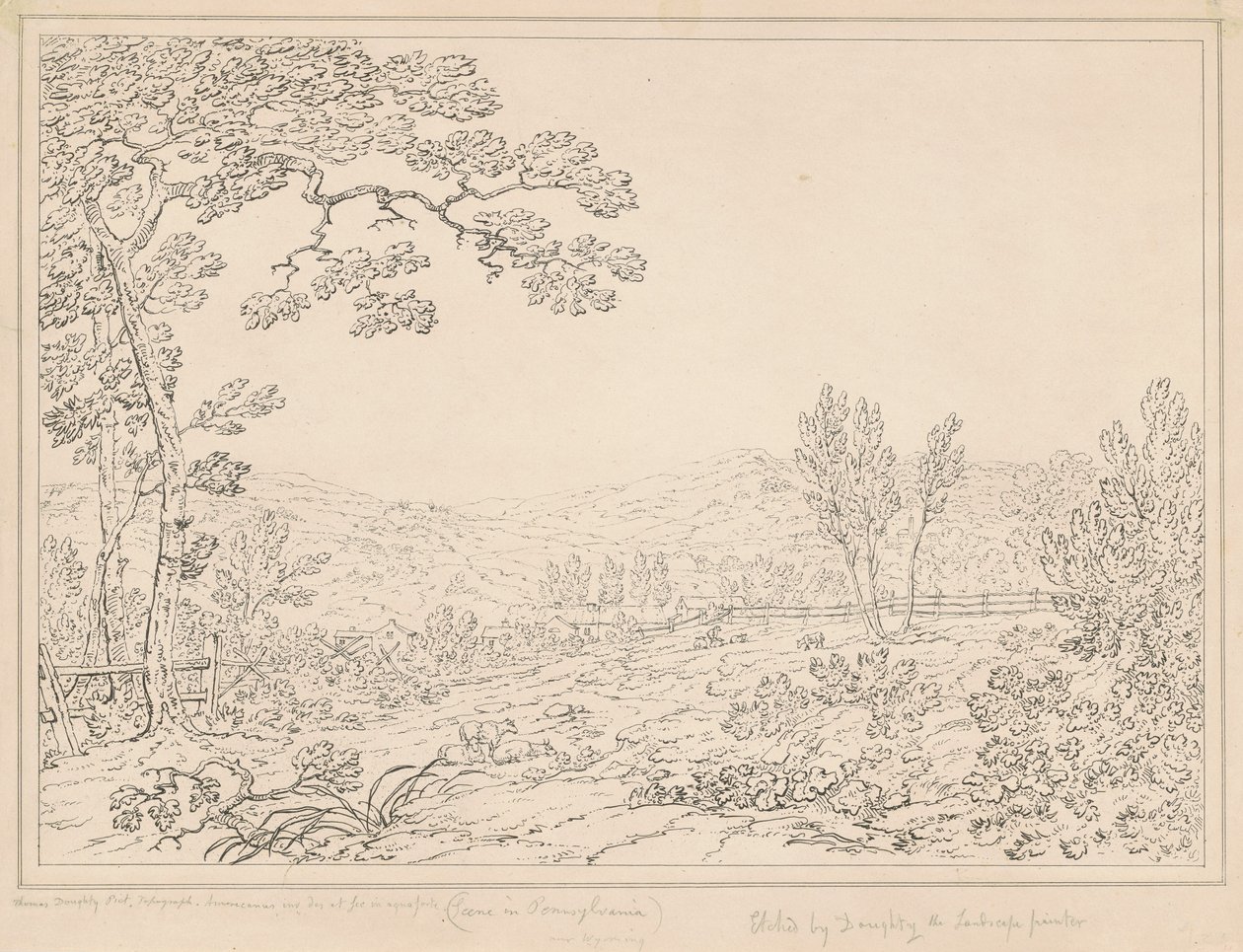 Paisagem da Pensilvânia de Thomas Doughty