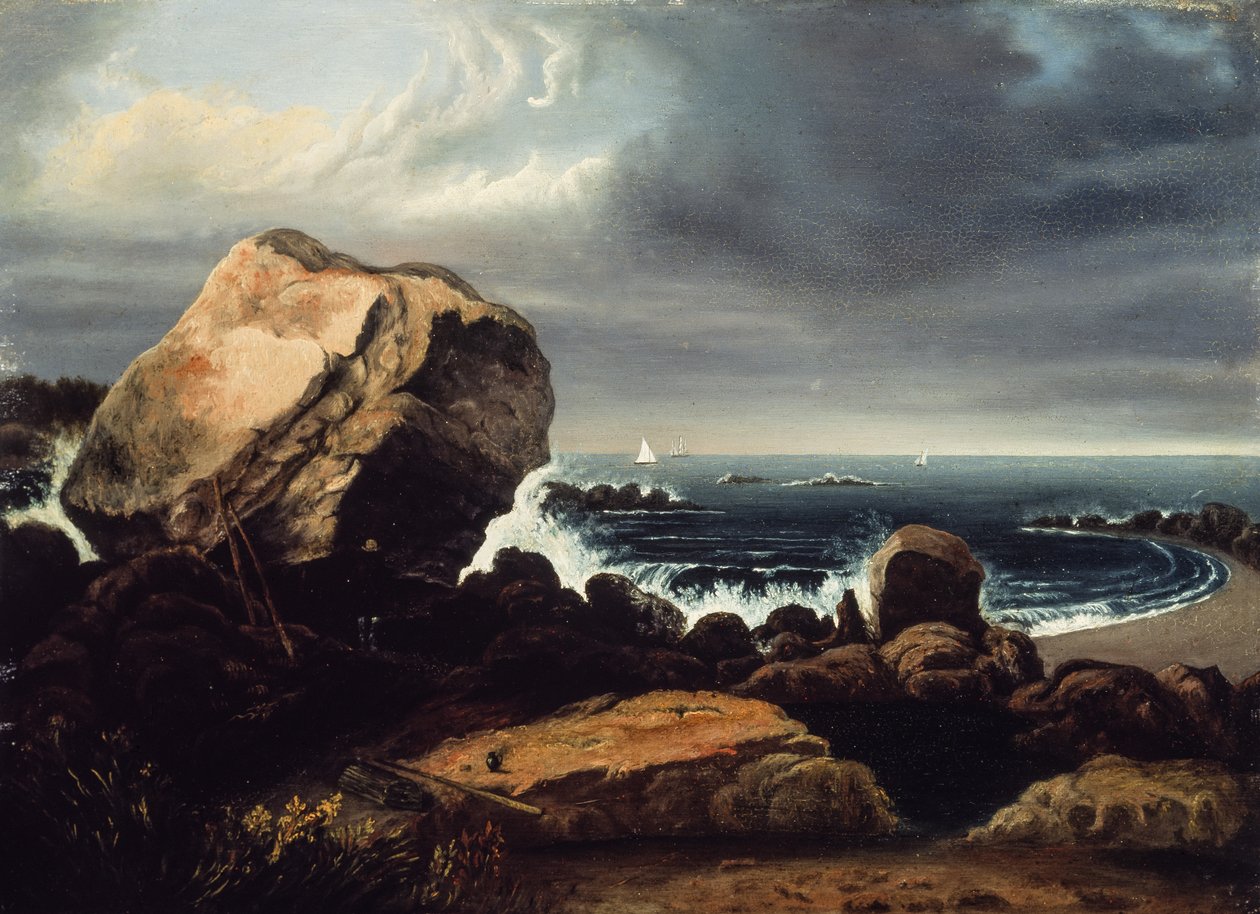 Praia de Scituate, Massachusetts de Thomas Doughty