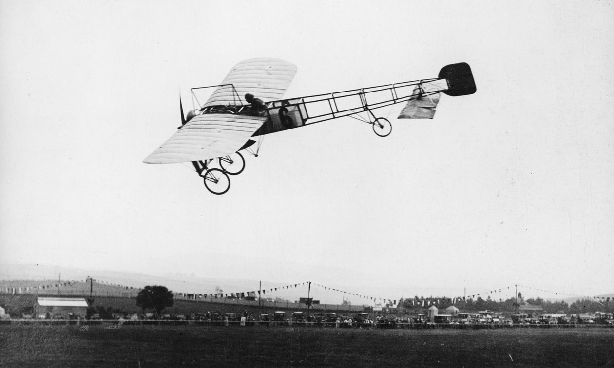 Cattaneo indo para o prêmio de distância em Lanark, agosto de 1910 de Thomas E. and Horace Grant Grant