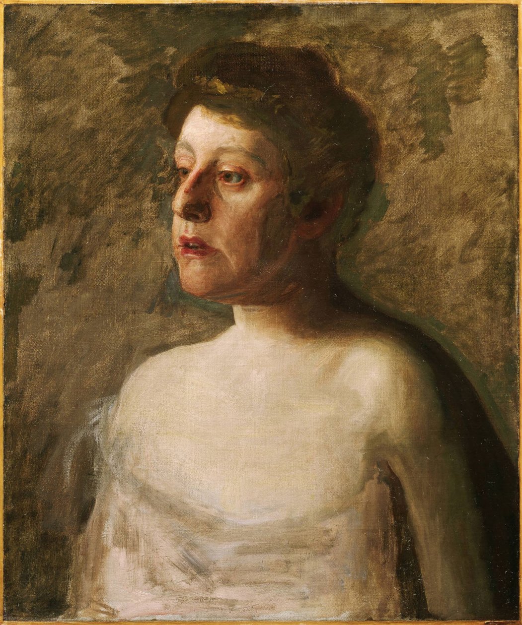 Uma cantora (Sra. W.H. Bowden) de Thomas Eakins