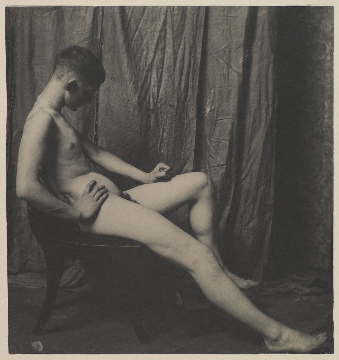 Nu de Bill Duckett, na Art Students’ League de Filadélfia de Thomas Eakins