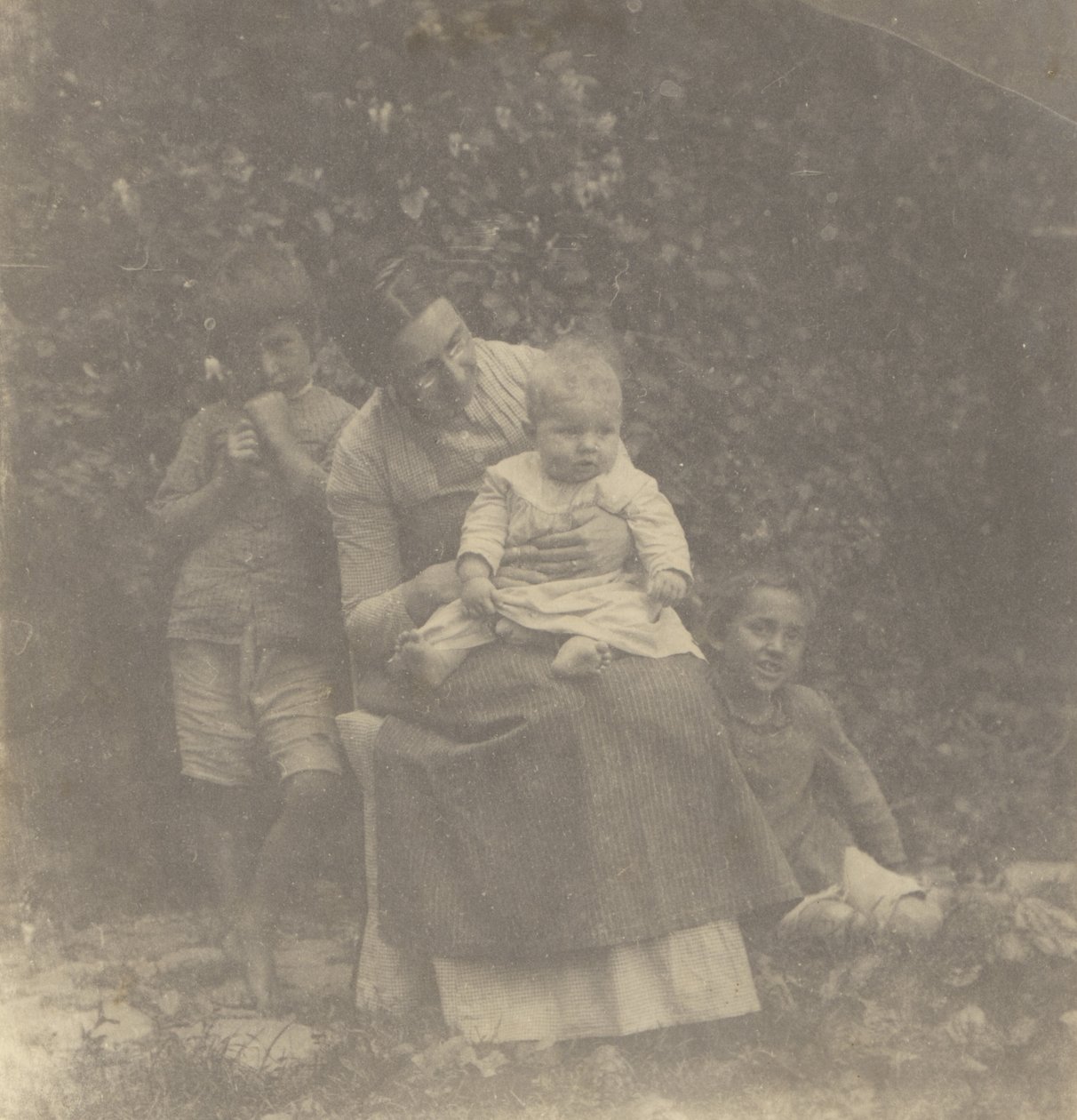 [Frances Crowell e os seus filhos] de Thomas Eakins