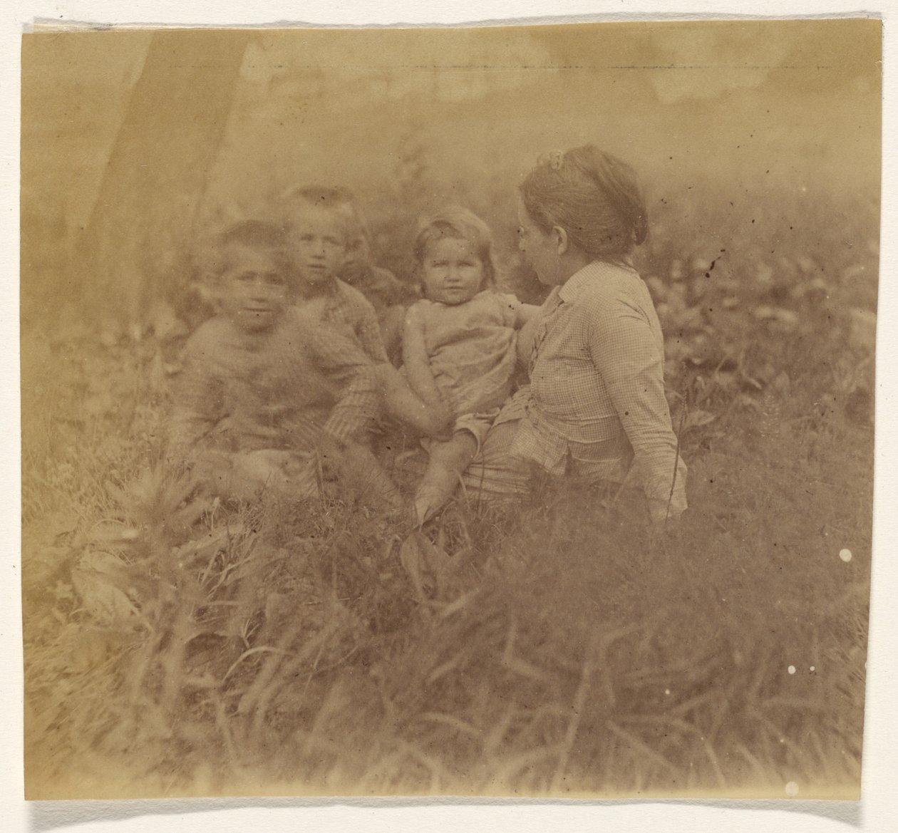 [Frances Eakins Crowell e quatro dos seus filhos] de Thomas Eakins