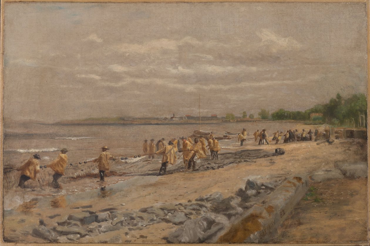 Recolha da rede de cerco de Thomas Eakins