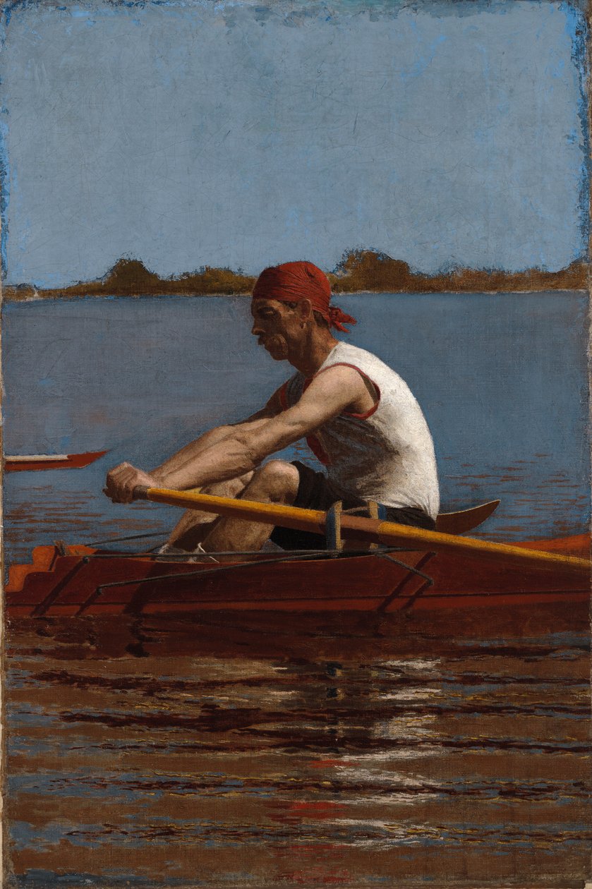 John Biglin em um Single Scull de Thomas Eakins