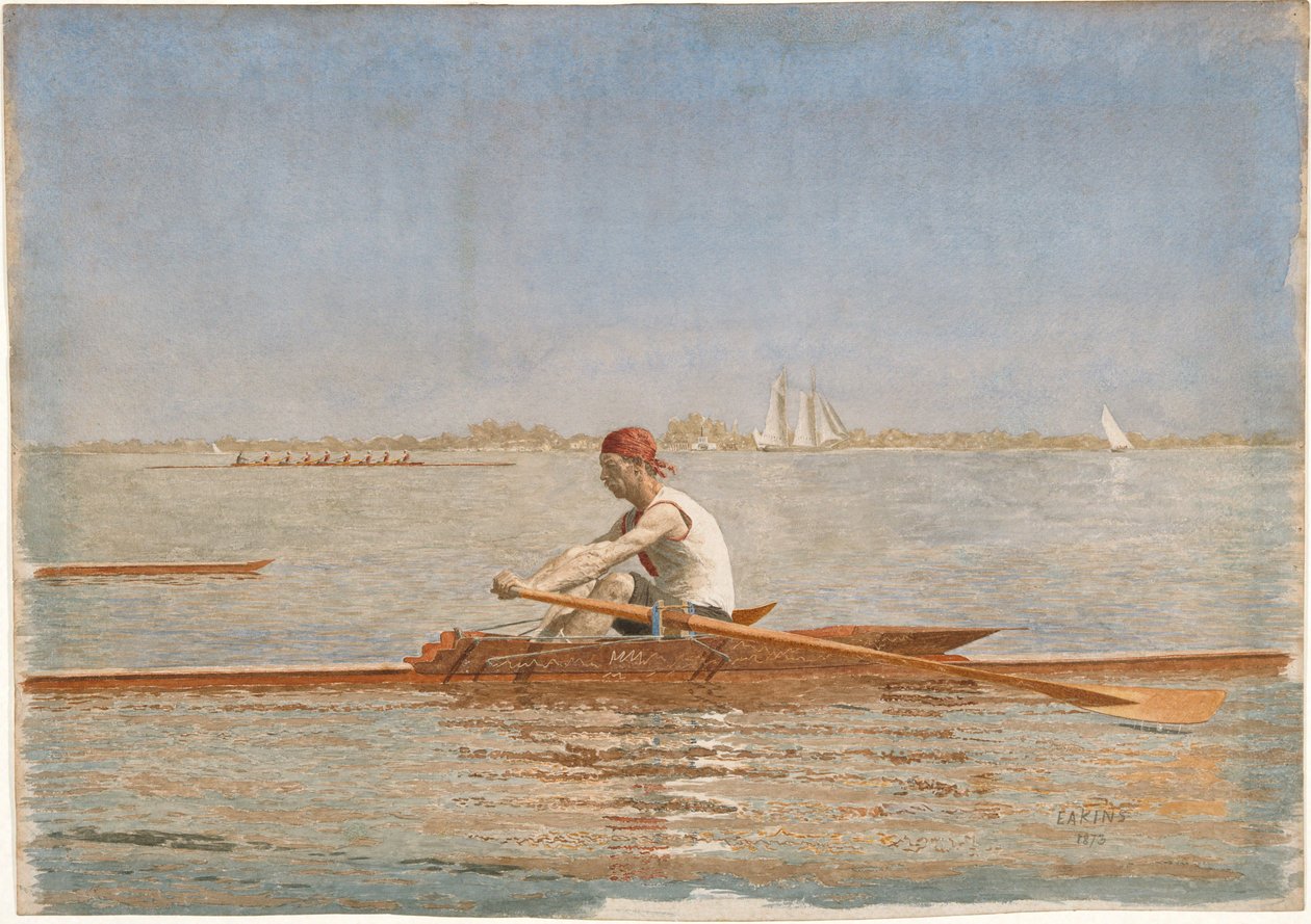 John Biglin num skiff de Thomas Eakins