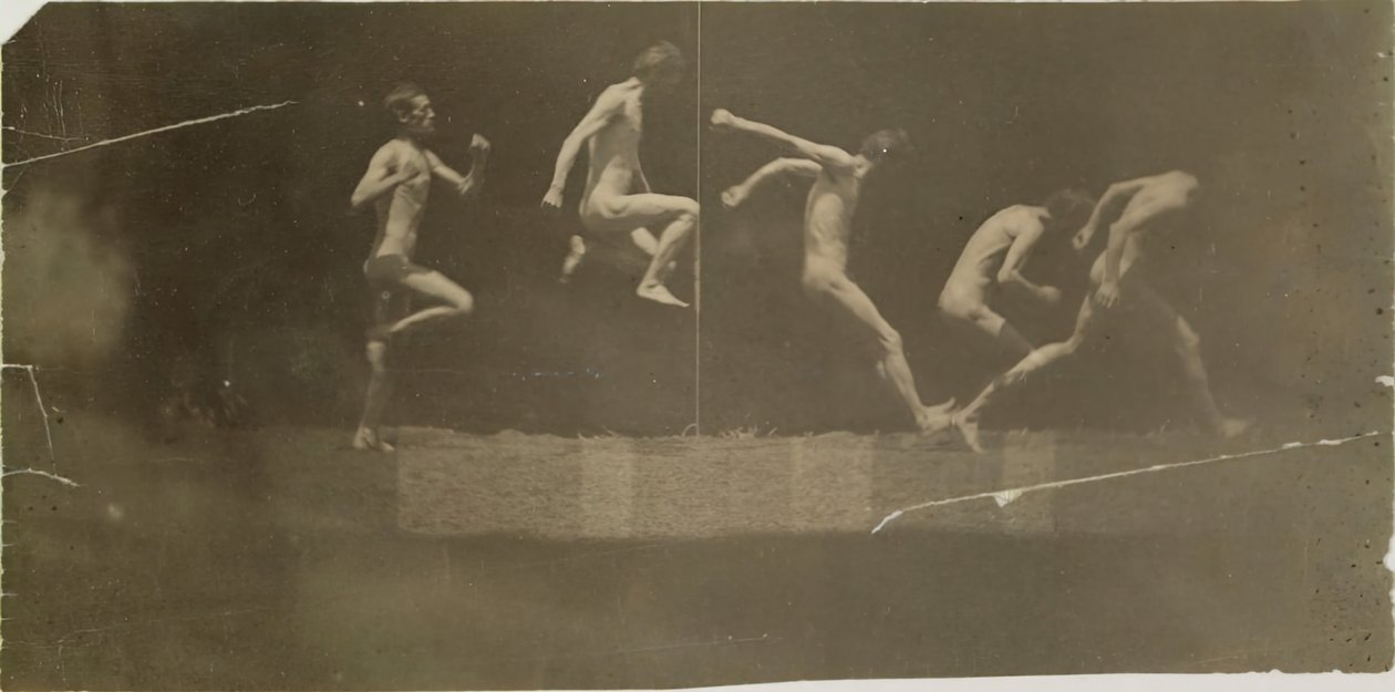 Marey Wheel Photographs of George Reynolds, 1884. de Thomas Eakins