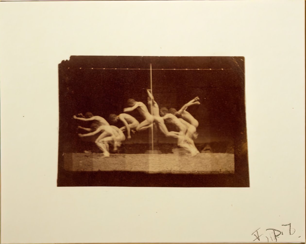 Marey Wheel Fotografias de Modelo Não Identificado, 1884. de Thomas Eakins