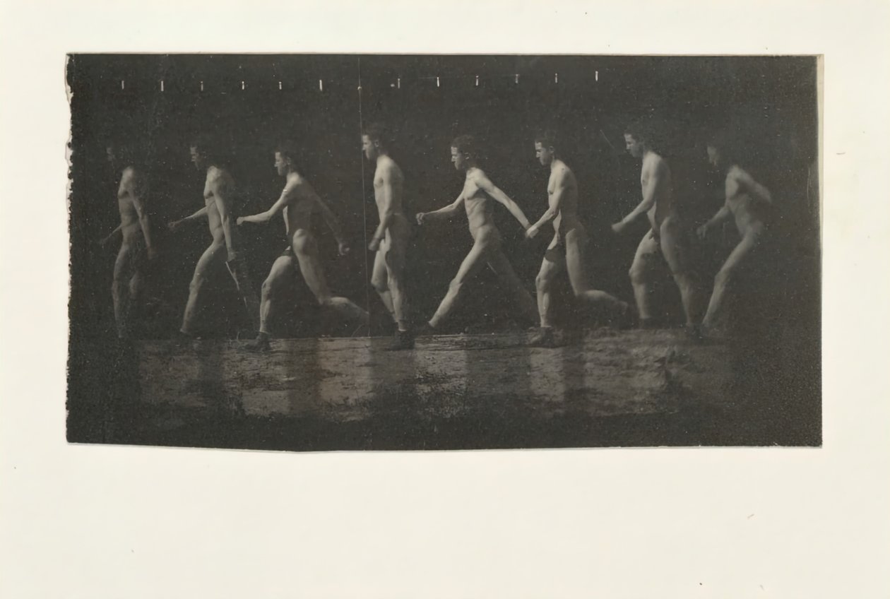 Marey Wheel Fotografias de Modelo Não Identificado, 1884. de Thomas Eakins