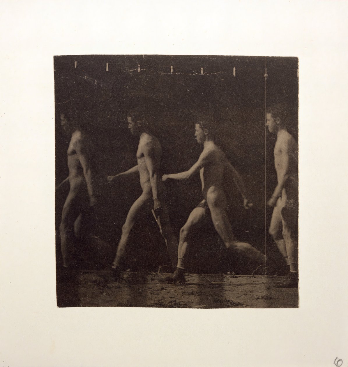 Marey Wheel Fotografias de Modelo Não Identificado, c. 1884. de Thomas Eakins
