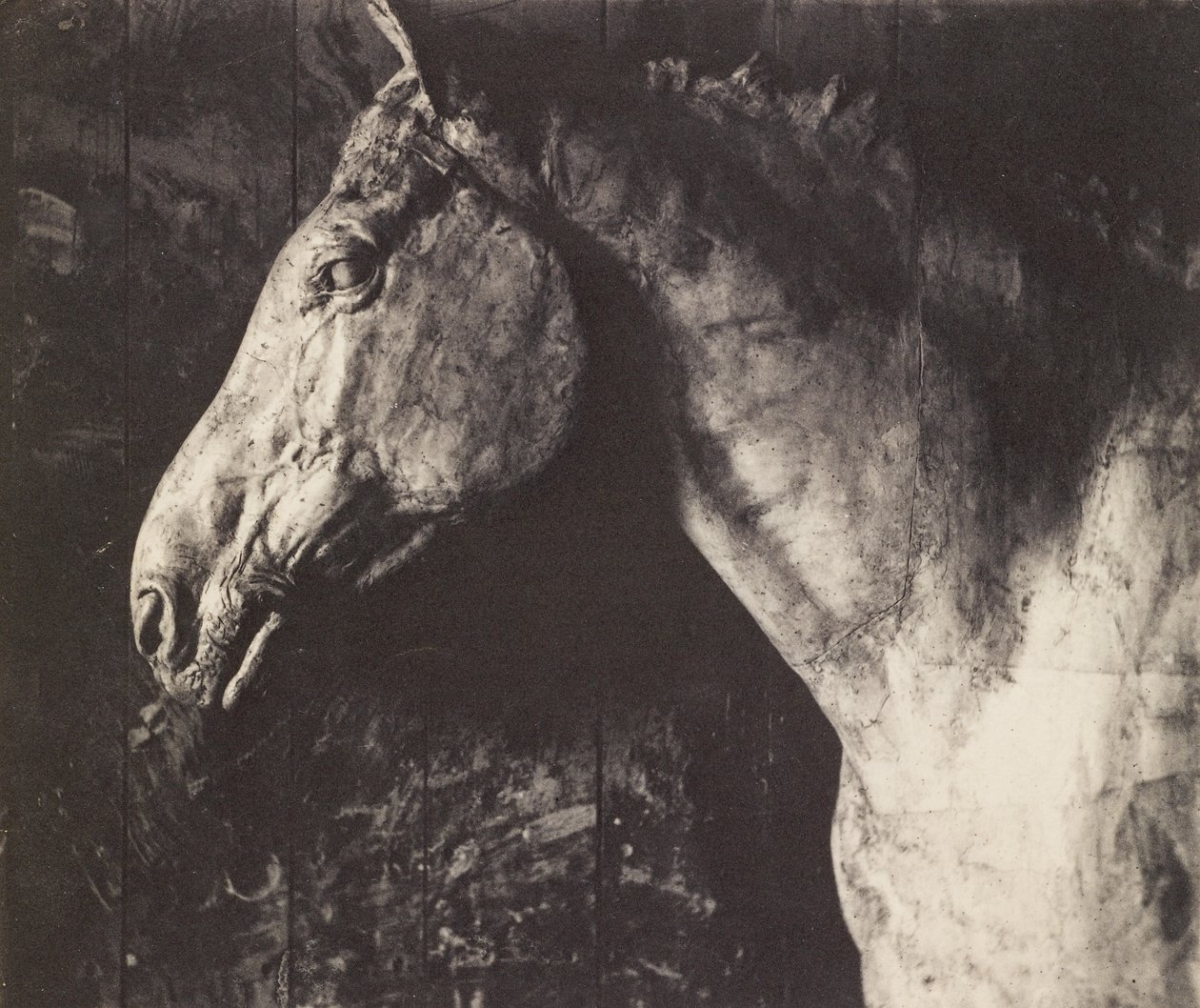 [Modelo em gesso de Clinker para um relevo equestre do general Grant] de Thomas Eakins