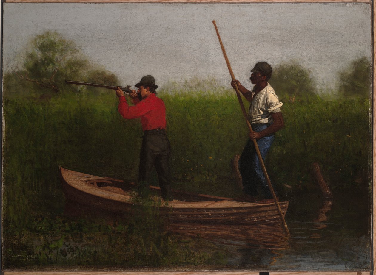 Tiro de trilho no Delaware de Thomas Eakins