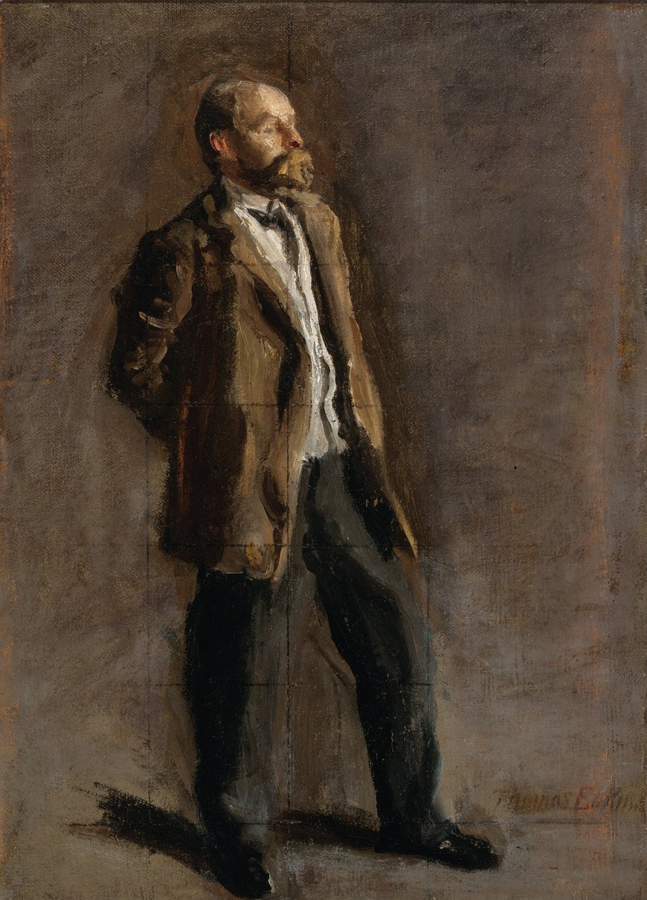 Estudo para o retrato de John McClure Hamilton de Thomas Eakins