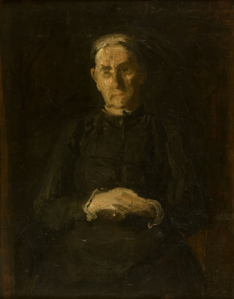 Esboço para «Retrato da Sra. Elizabeth Duane Gillespie» de Thomas Eakins
