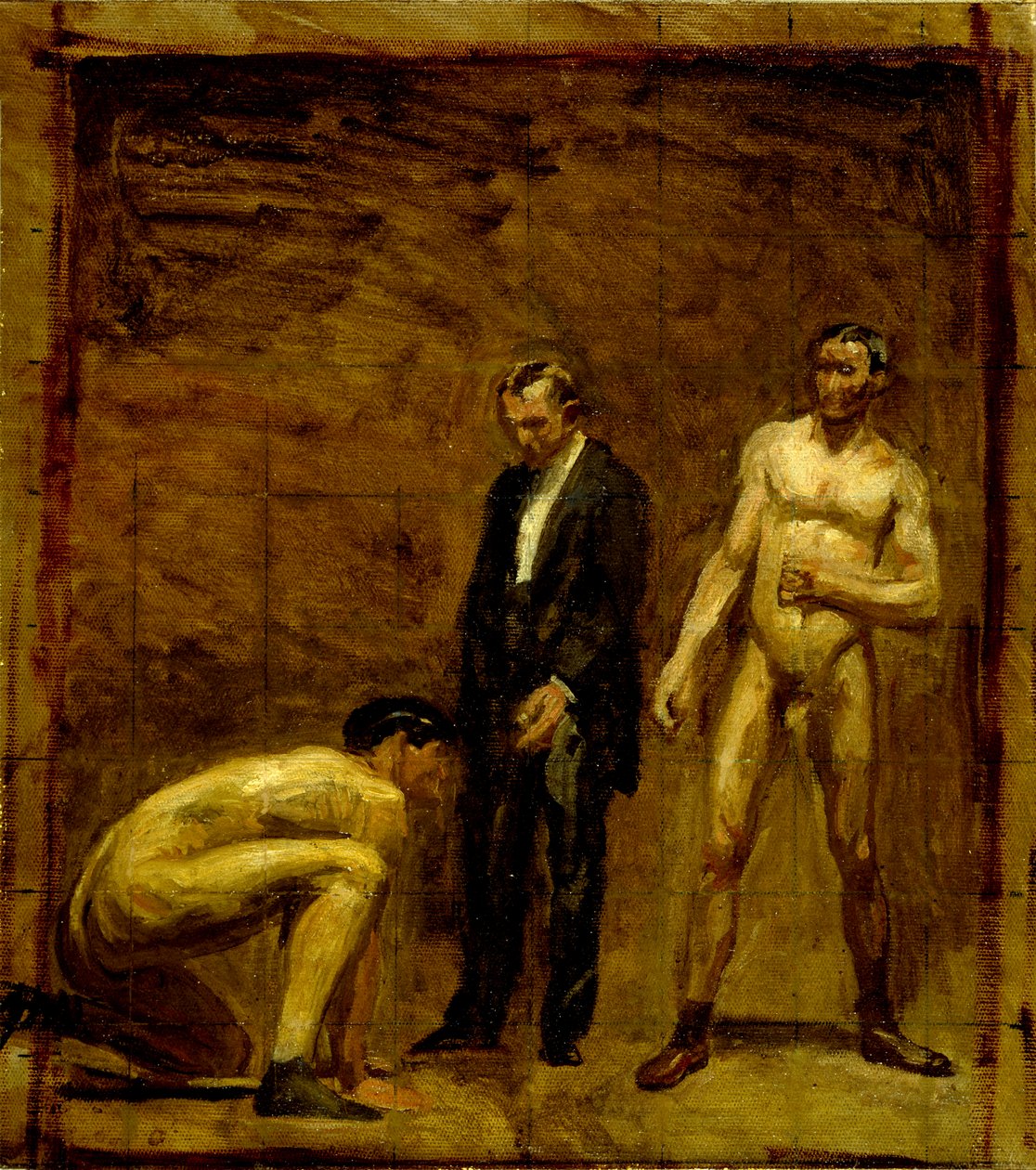 Estudo para «Taking the Count» de Thomas Eakins
