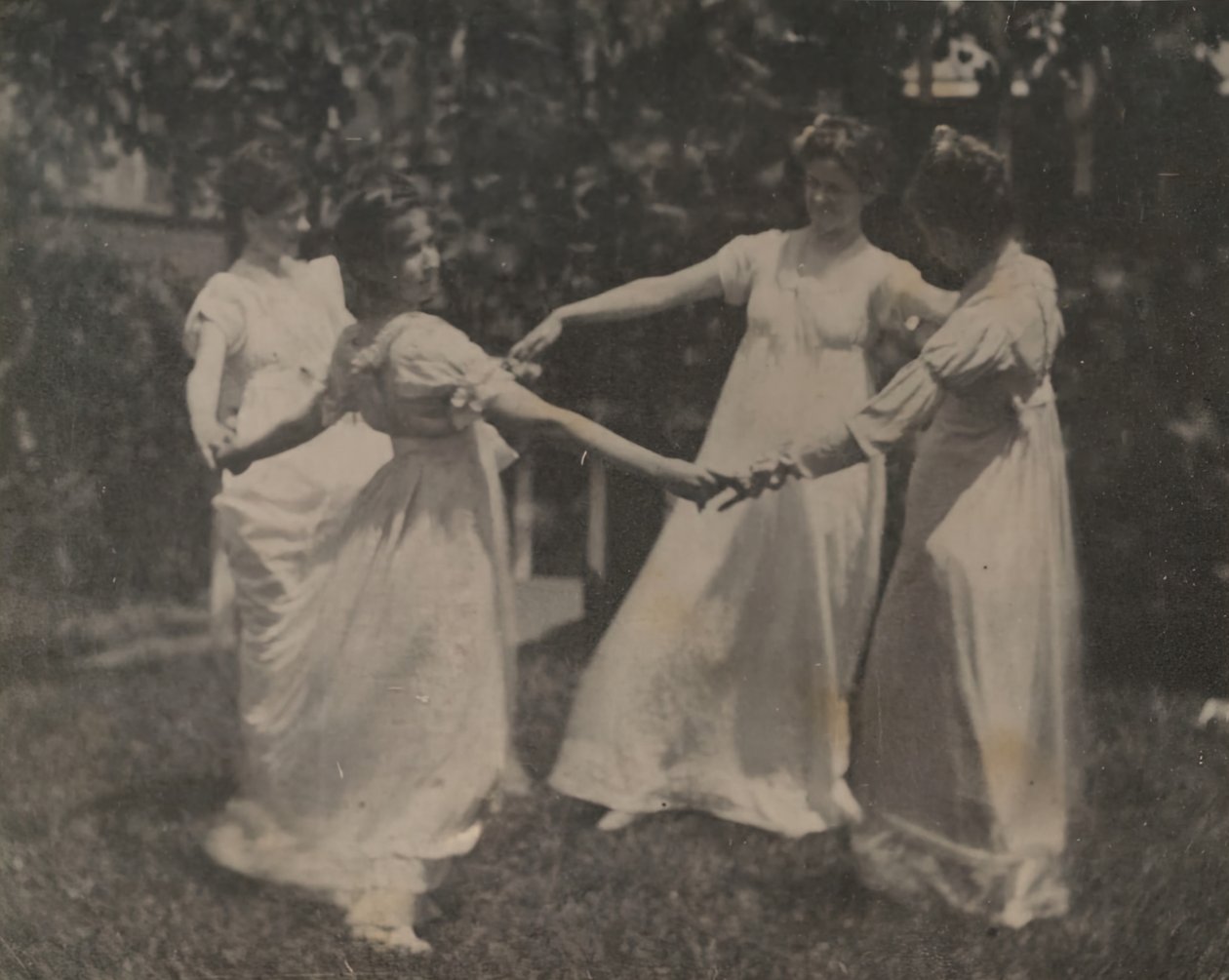 Susan Hannah Macdowell, Garota Não Identificada, Elizabeth Macdowell e Possivelmente Mary Macdowell..., c. 1 de Thomas Eakins
