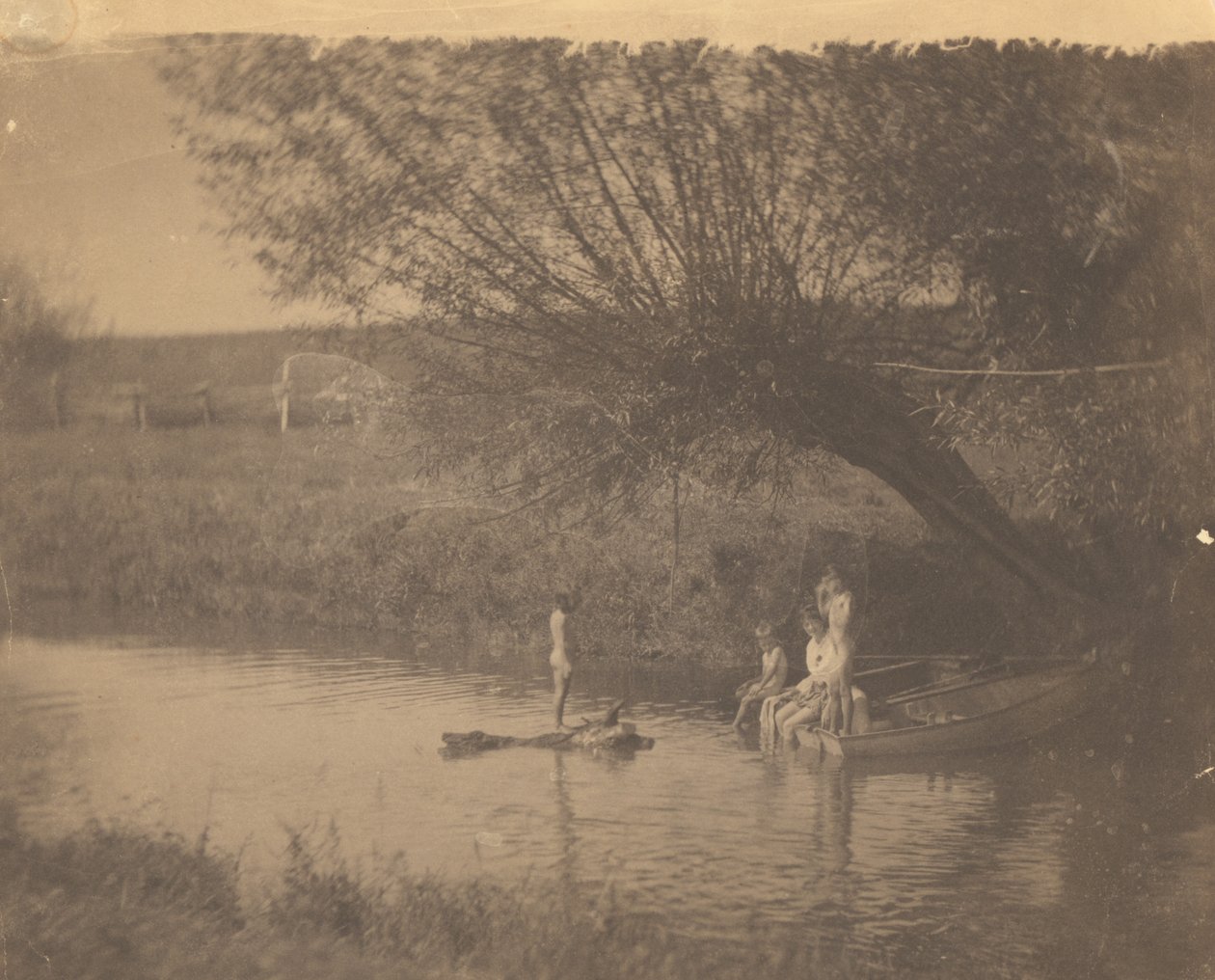 [Susan Macdowell e as crianças Crowell em Avondale, Pensilvânia] de Thomas Eakins