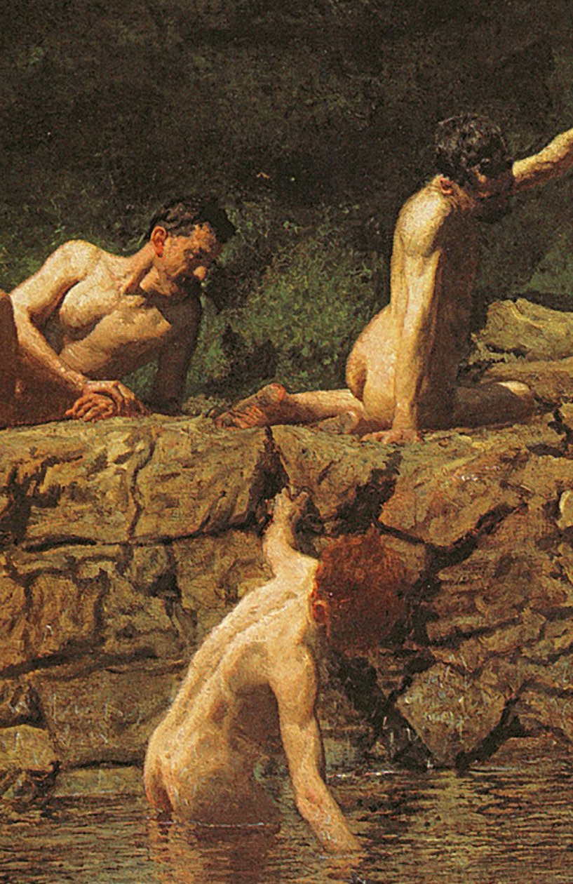 Buraco de Natação, 1885 de Thomas Eakins