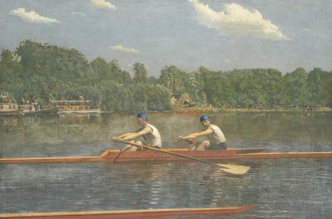 Os irmãos Biglin Racing de Thomas Eakins