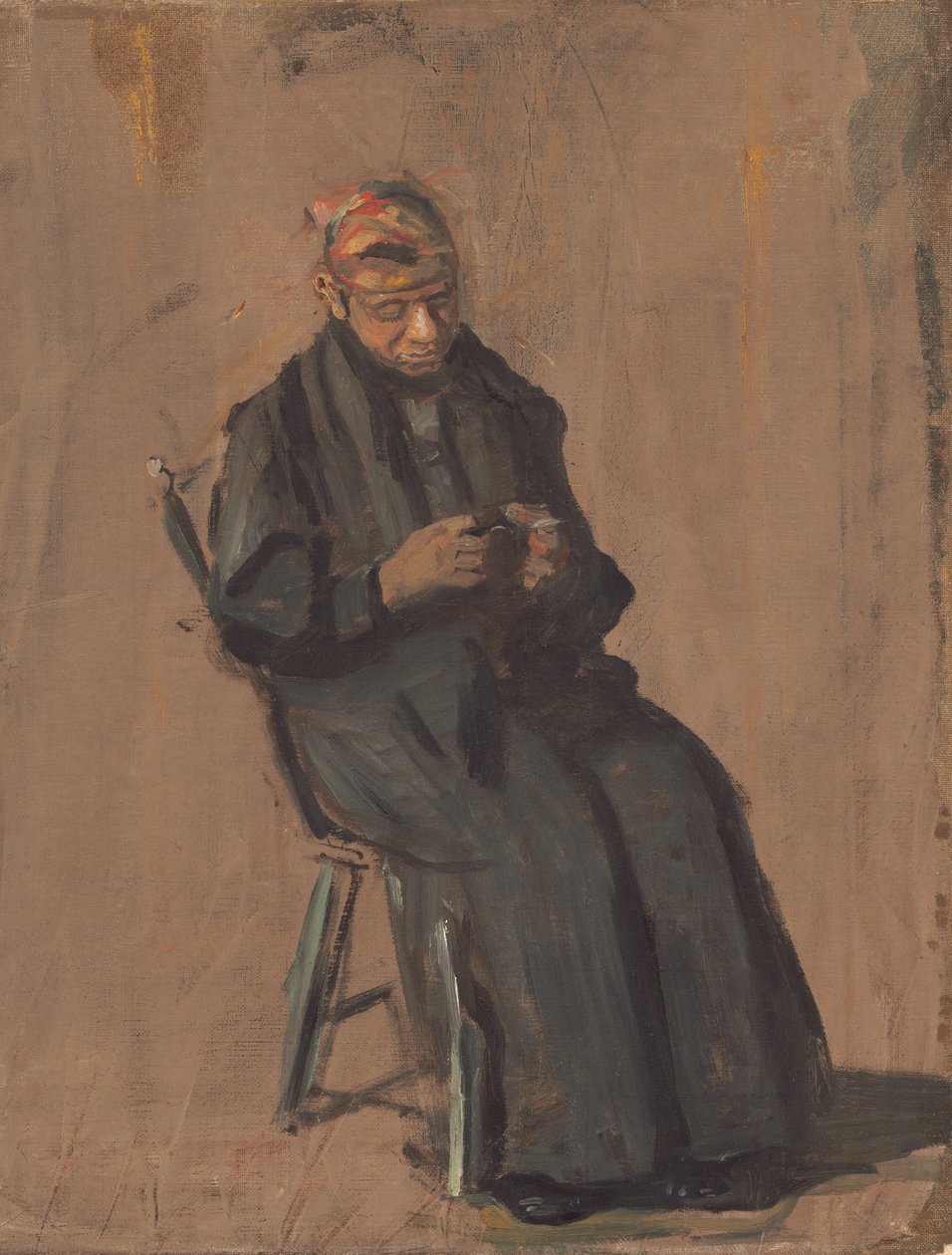 O Chaperone, c. 1908. de Thomas Eakins