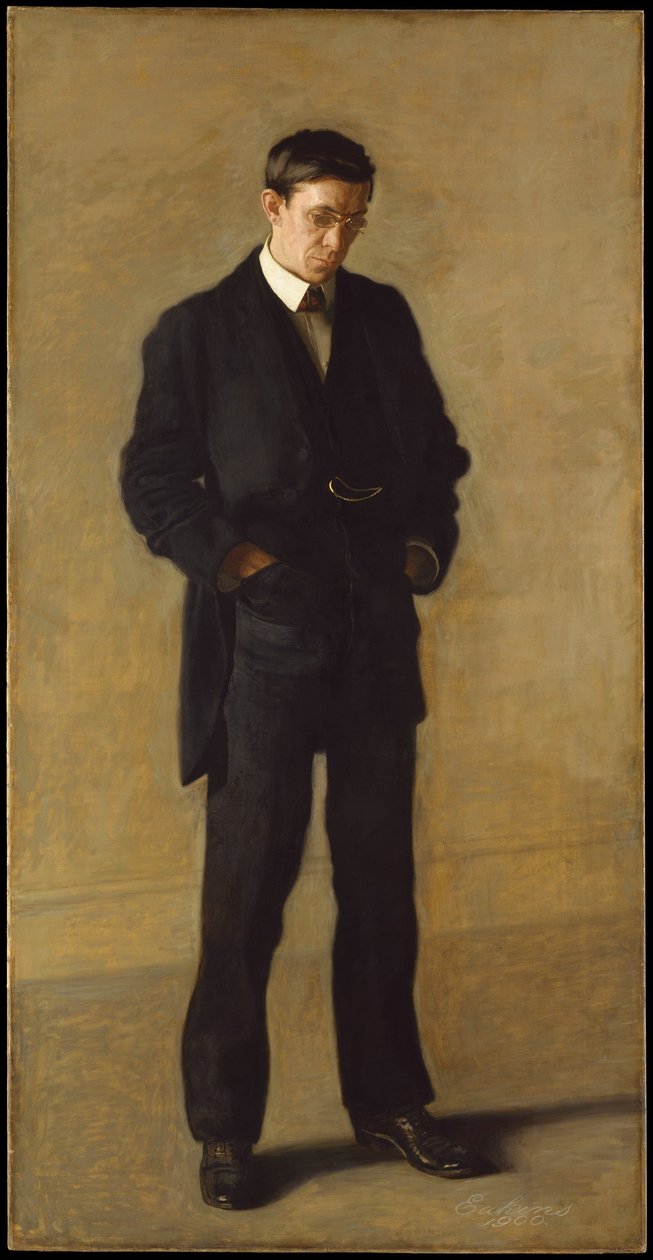 O Pensador: retrato de Louis N. Kenton de Thomas Eakins