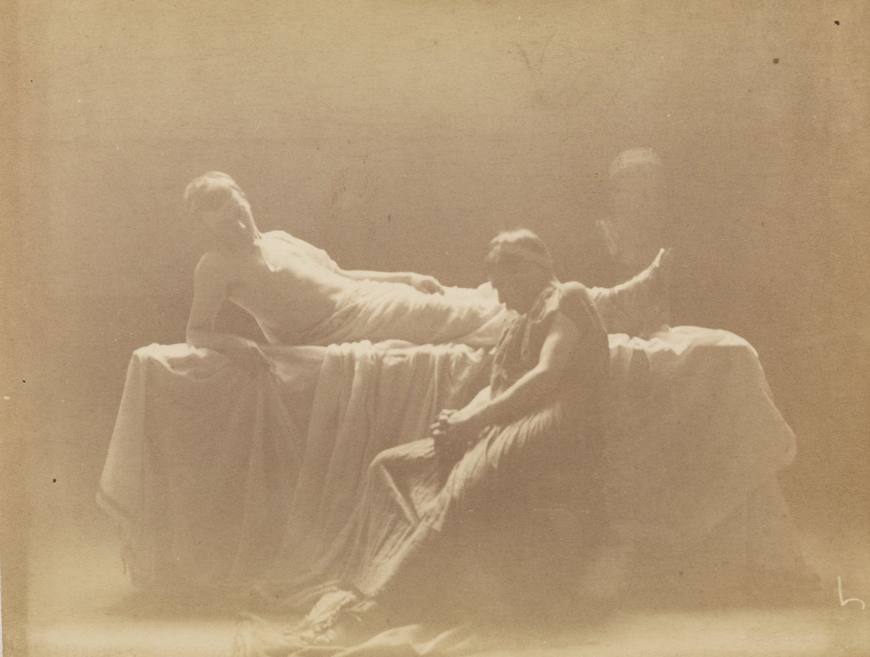Dois homens em trajes clássicos de Thomas Eakins