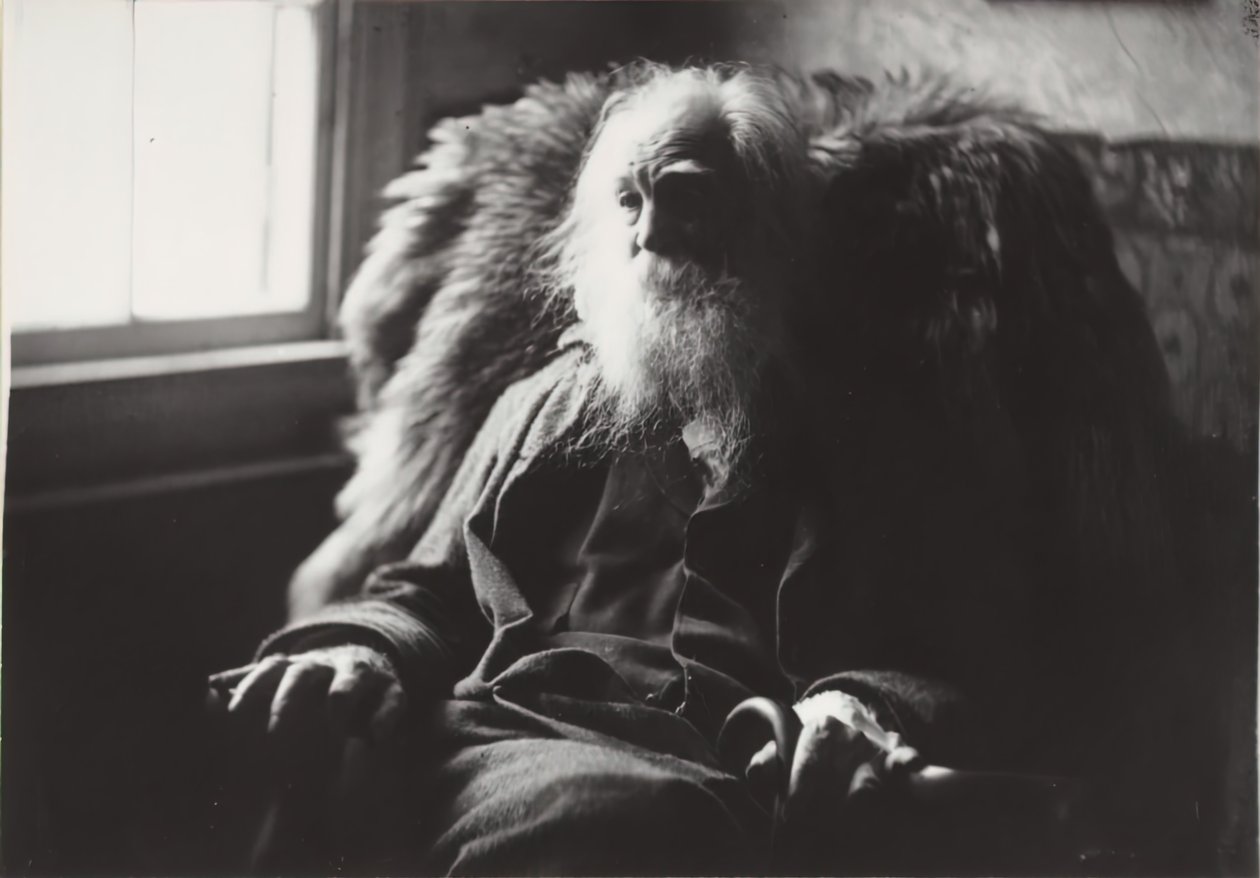 Walt Whitman em Camden, N.J., c. 1891. de Thomas Eakins