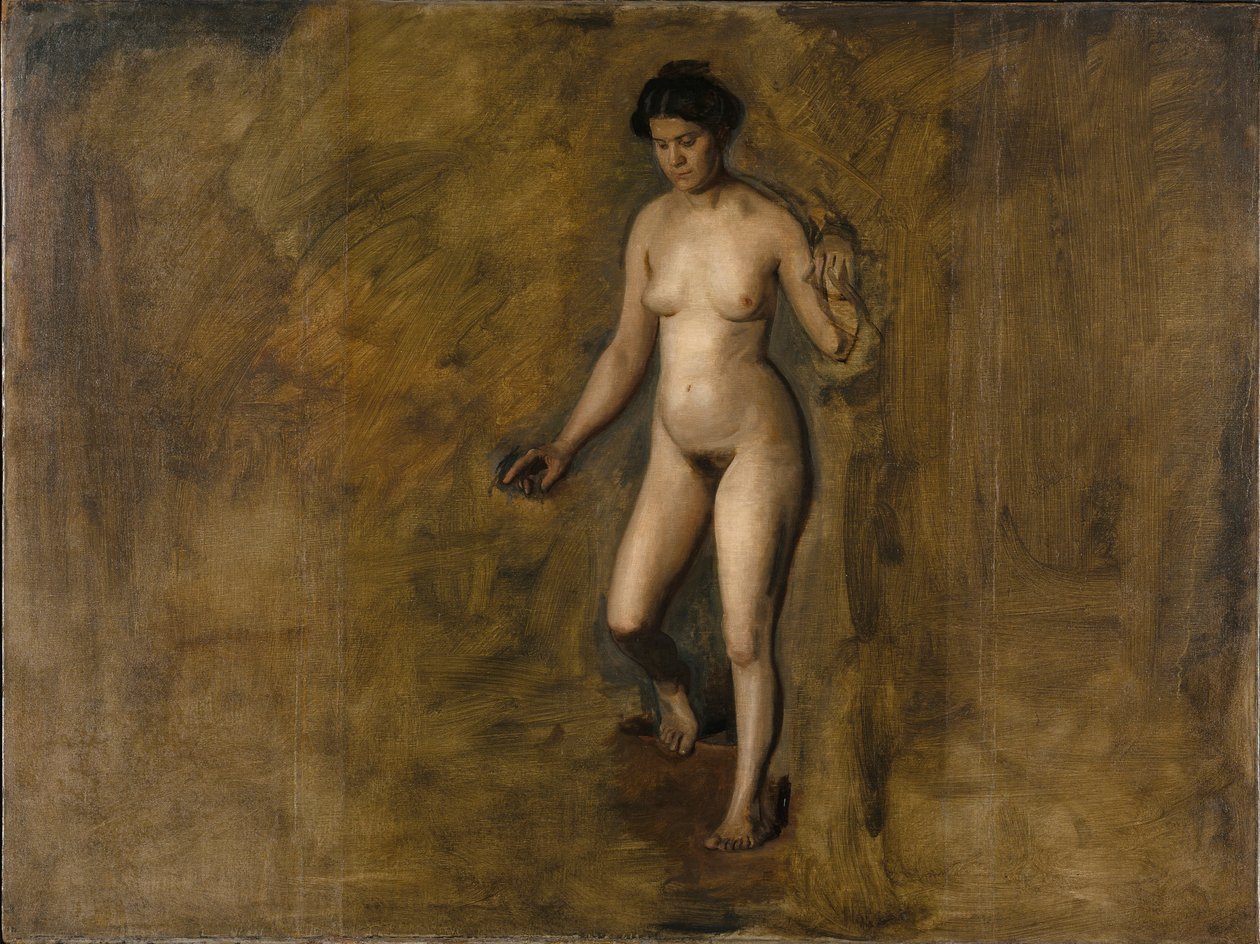 A modelo de William Rush de Thomas Eakins