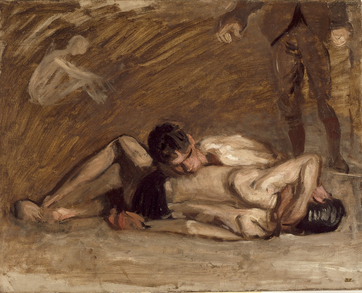 Lutadores de Thomas Eakins