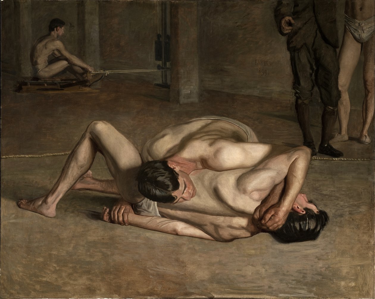 Lutadores de Thomas Eakins