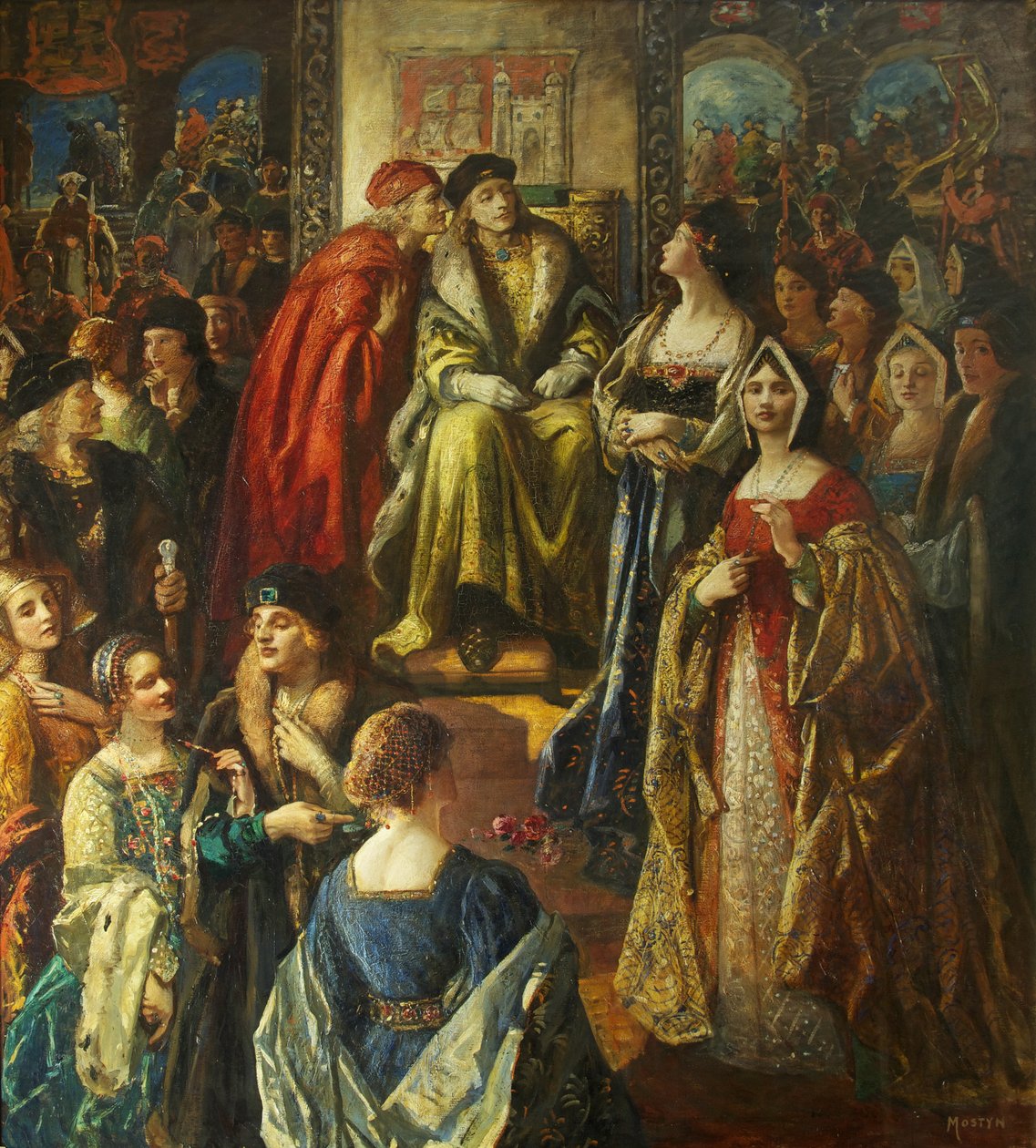 O rei Henrique VII multou os cidadãos de Bristol porque suas esposas estavam bem vestidas de Thomas Edwin Mostyn