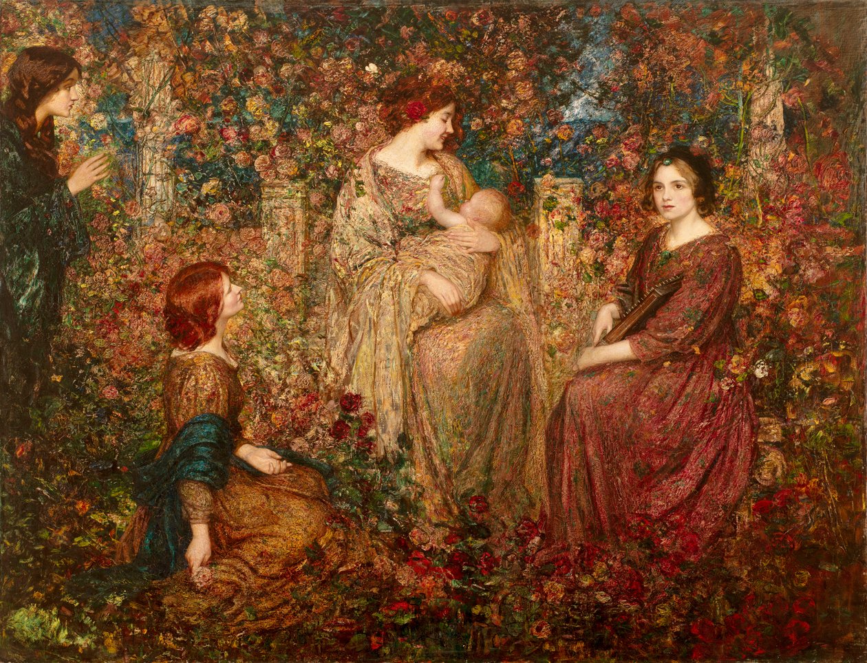A criança (óleo sobre tela) de Thomas Edwin Mostyn
