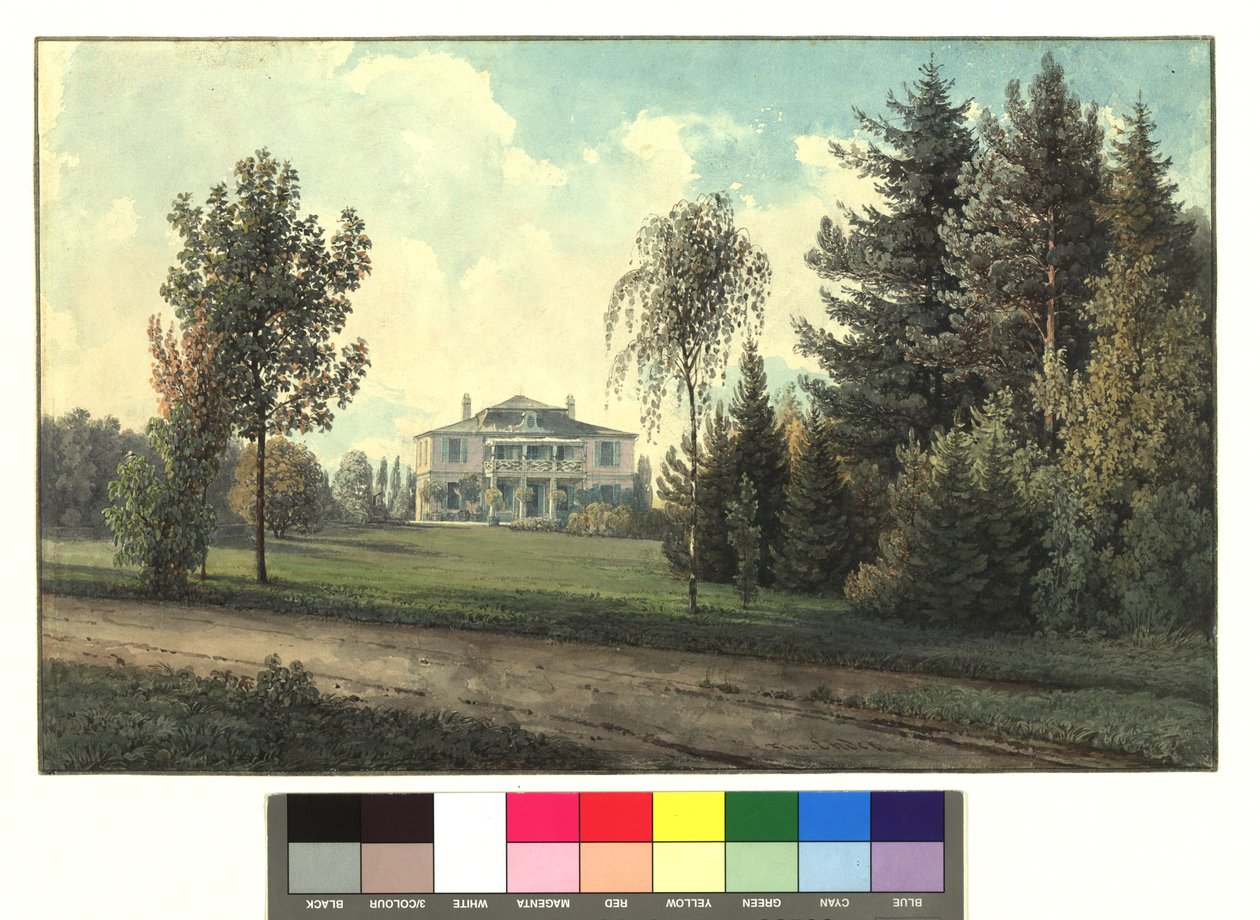 Villa no Grünberg, em Obermeidling (12.º distrito, Tivoligasse 75, CN 32) de Thomas Ender