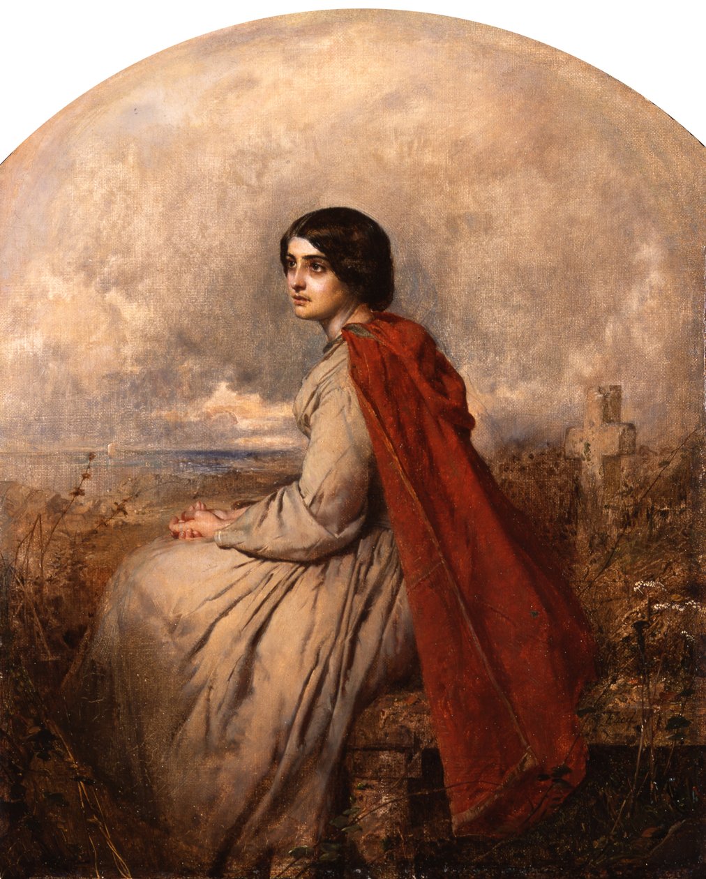 Evangelina (óleo sobre tela) de Thomas Faed