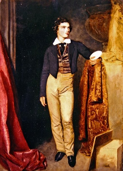 Auto-retrato do artista (óleo sobre tela) de Thomas Faed