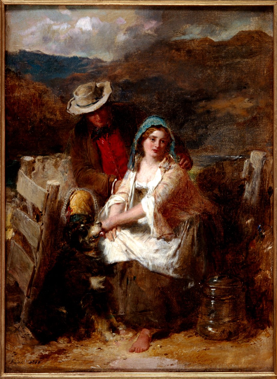 Muito jovem para se casar, 1869 de Thomas Faed