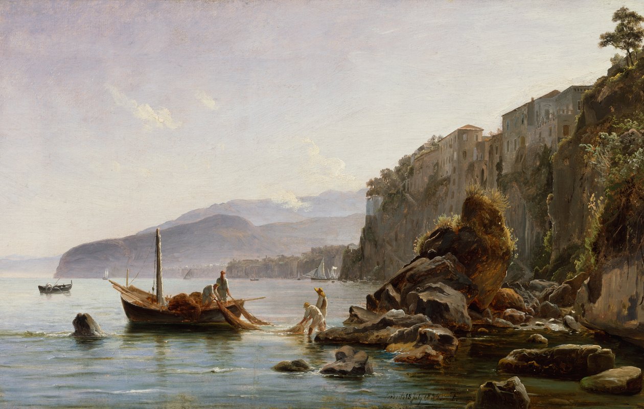 Pescadores em Sorrento de Thomas Fearnley