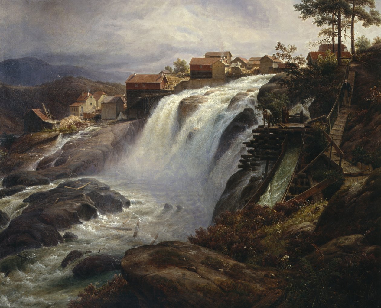 Haugfoss de Thomas Fearnley