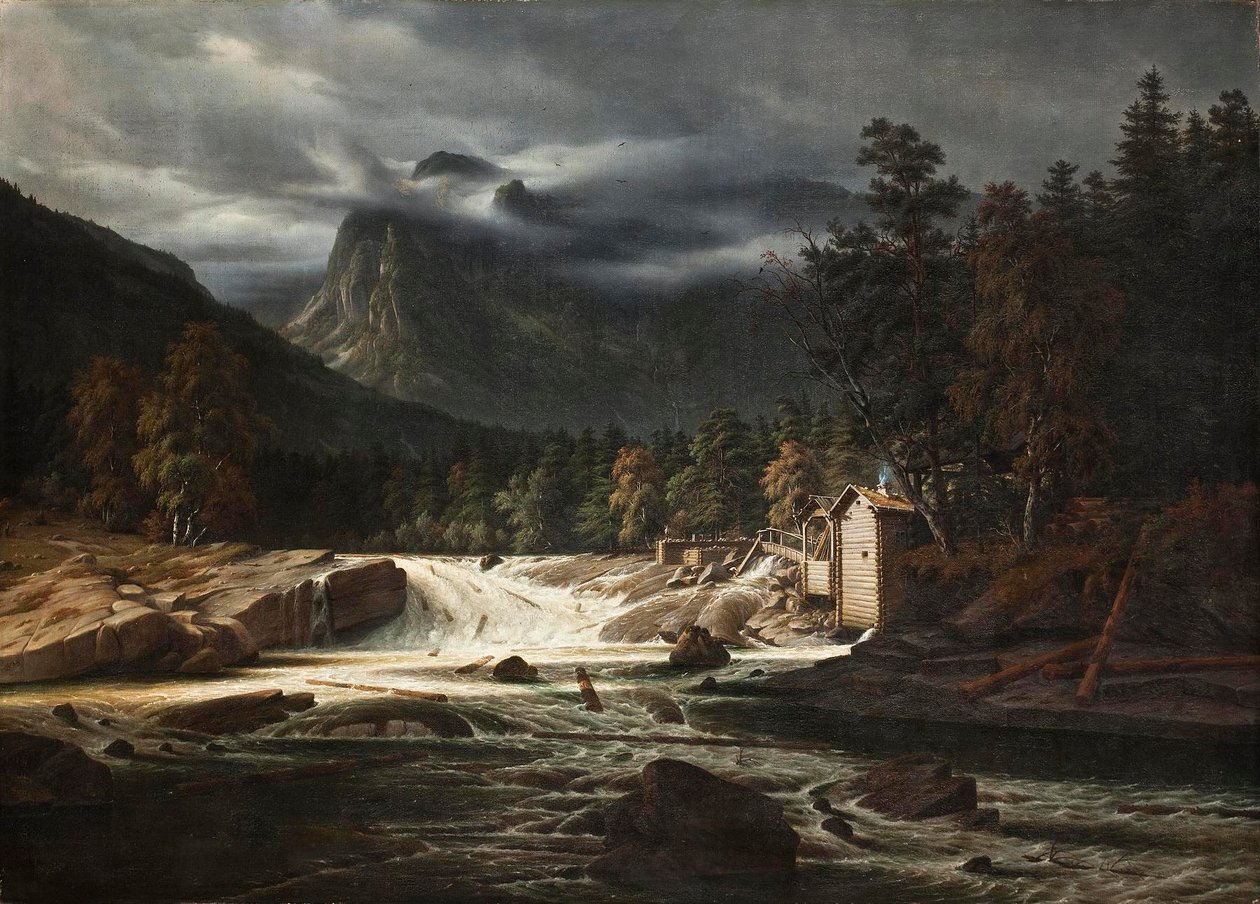Paisagem norueguesa, Marumfoss de Thomas Fearnley