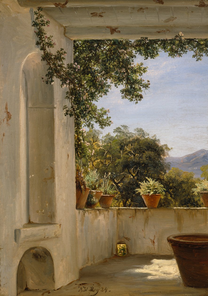 Terraço em Sorrento de Thomas Fearnley