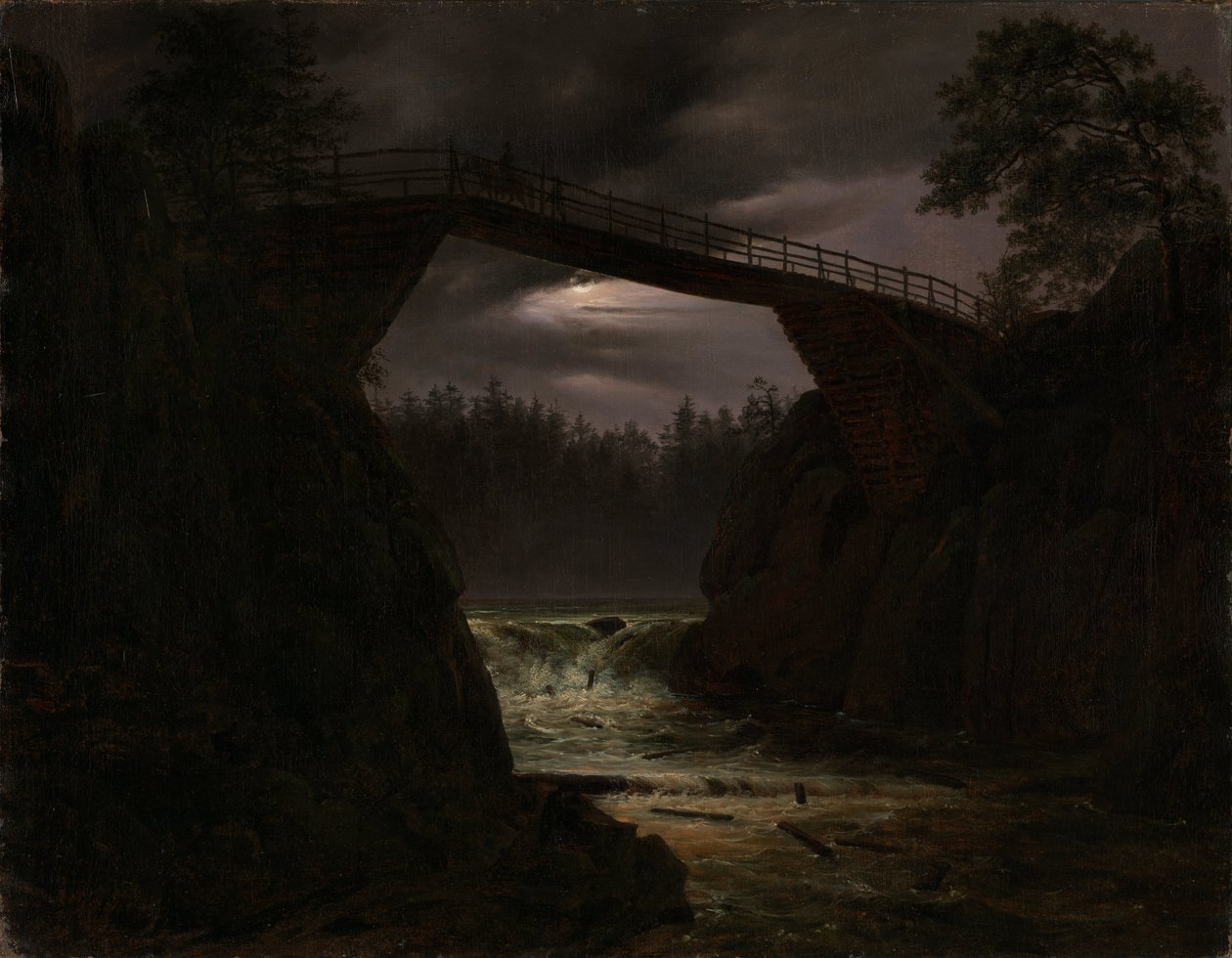 A Ponte de Hauge nos arredores de Arendal de Thomas Fearnley