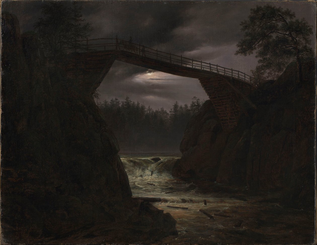 A ponte de Hauge nos arredores de Arendal de Thomas Fearnley