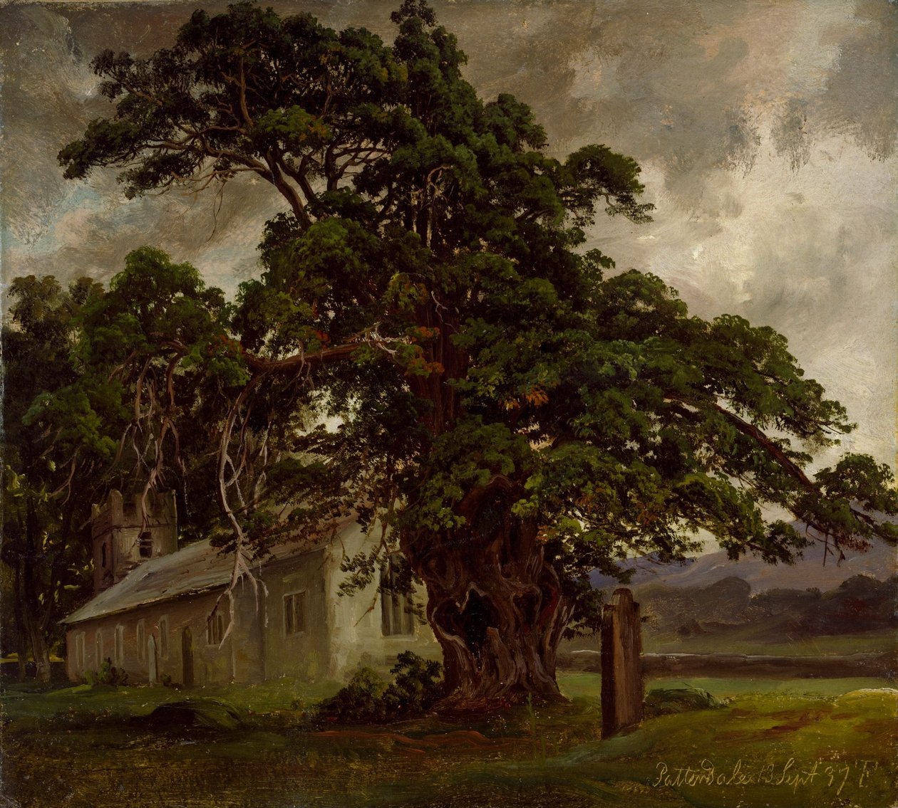 A igreja de Patterdale de Thomas Fearnley